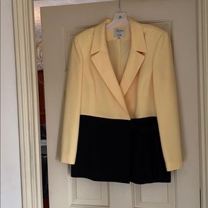 Collections for Le Suit Off to the side tie blazer